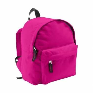 Kinder rugtas fuchsia liter